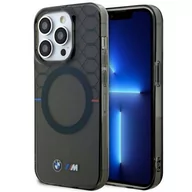 Etui i futerały do telefonów - Etui BMW BMHMP13LHGPK Apple iPhone 13 Pro / 13 Pattern MagSafe szary/grey - miniaturka - grafika 1