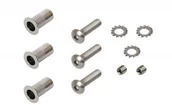 Zawiasy, okucia i inne akcesoria - Zestaw mocujący WT 80104710 do zawiasu WT tafli szklanej nitonakrętki M5 - miniaturka - grafika 1