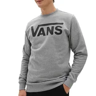 Bluzy męskie - Bluza Vans Classic Crew VN0A456AADY1 - szara - miniaturka - grafika 1