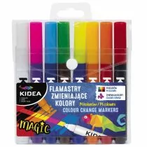 Flamastry Kidea zmieniające kolory - Przybory szkolne - miniaturka - grafika 1