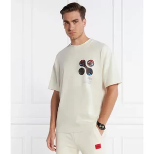 Koszulki męskie - HUGO T-shirt Dikino | Loose fit - grafika 1