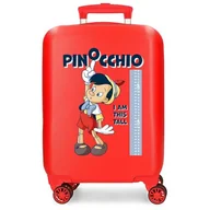 Walizki - Joumma Disney Pinocchio Walizka kabinowa czerwona 33 x 50 x 20 cm sztywny ABS zamek szyfrowy z boku 28,4 kg 2 kg 4 koła podwójny bagaż ręczny, Czerwone, walizka kabinowa - miniaturka - grafika 1