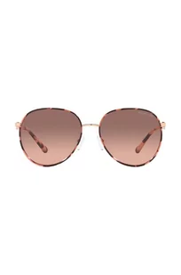 Michael Kors okulary przeciwsłoneczne damskie kolor brązowy - Okulary przeciwsłoneczne - miniaturka - grafika 1
