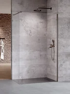 Kabiny prysznicowe - Kabina prysznicowa New Trendy Nesta 90x200 walk-in grafit uniwersalna K-1756 - miniaturka - grafika 1