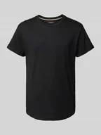 Koszulki męskie - T-shirt z wyhaftowanym logo - miniaturka - grafika 1