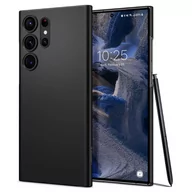 Etui i futerały do telefonów - Spigen Etui AirSkin do Samsung Galaxy S23 Ultra Czarny - miniaturka - grafika 1