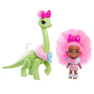 Lalki dla dziewczynek - Cave Club, mini laleczka Kokardka i Dinuś - miniaturka - grafika 1