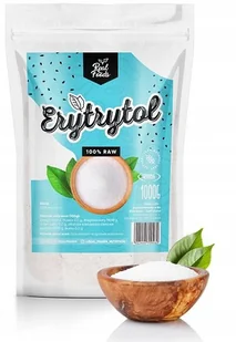 Real Foods Erytrytol 1000g Zdrowy zamiennik cukru, Fit słodzik - Cukier i słodziki - miniaturka - grafika 1