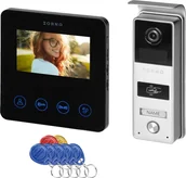 Domofony - Orno PACTO, zestaw wideodomofonowy jednorodzinny, 4-żyłowy, 4,3", RFID - miniaturka - grafika 1