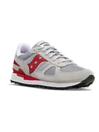 Trampki męskie - Saucony Sneakersy "Shadow" w kolorze szaro-czerwonym - miniaturka - grafika 1