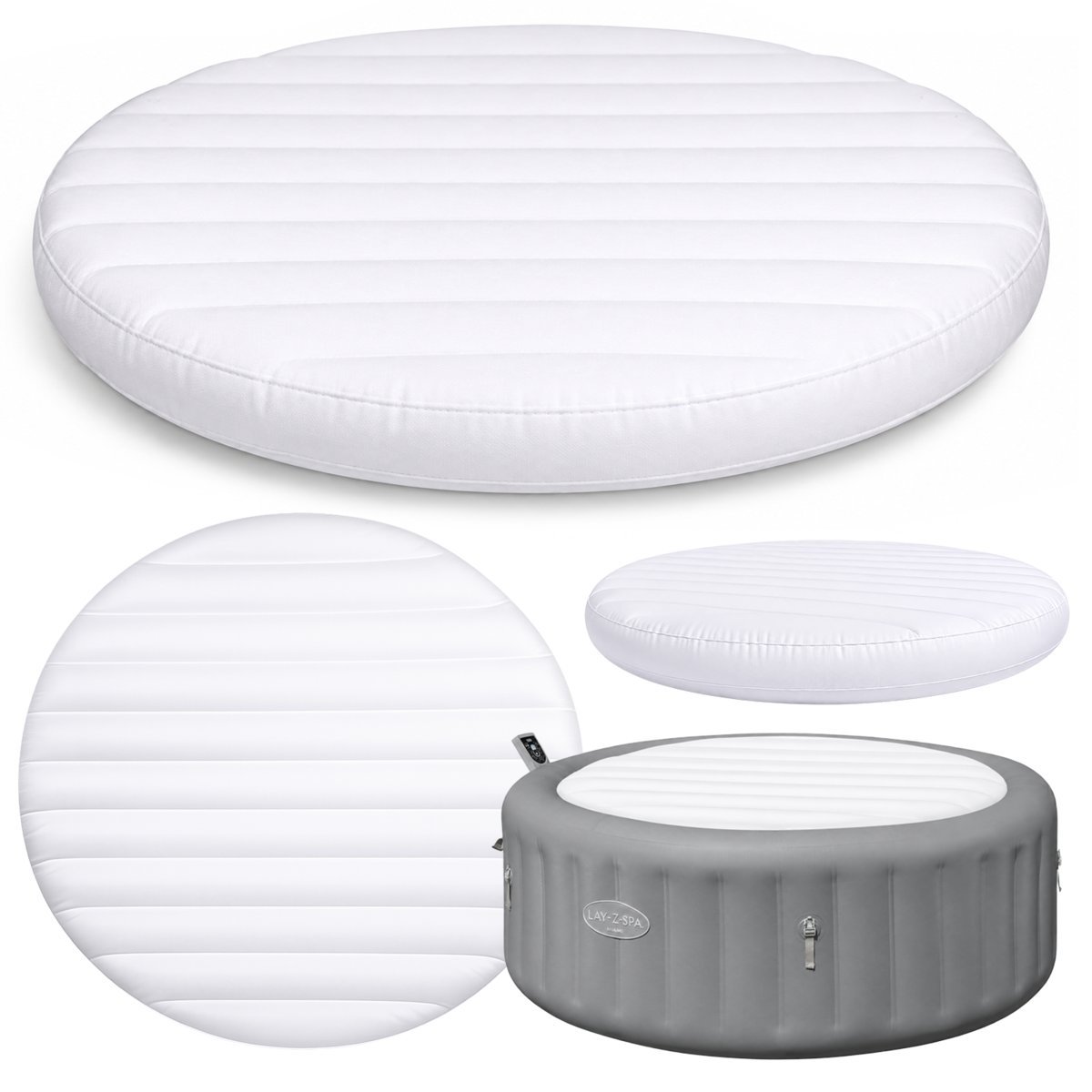 Bestway osłona izolacyjna dmuchana poduszka jacuzi lay-z-spa hawaii 196cm
