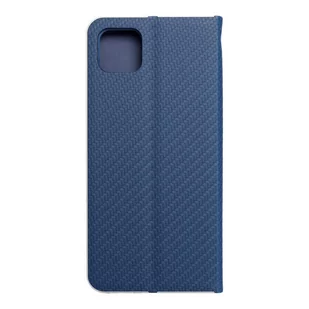 Forcell Kabura LUNA Book Carbon do SAMSUNG Galaxy A22 5G niebieski - Etui i futerały do telefonów - miniaturka - grafika 1