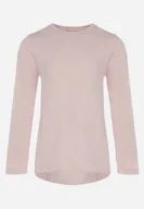 Bluzki damskie - Jasnoróżowa Bluzka Longsleeve Turisanni - miniaturka - grafika 1