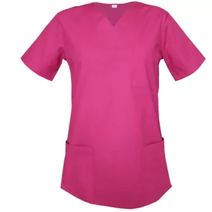 Bluza medyczna, chirurgiczna damska  kolor amarant XL - Odzież medyczna - miniaturka - grafika 1