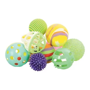 Zolux zestaw 10 różnych 4 cm - Zabawki dla kotów - miniaturka - grafika 1