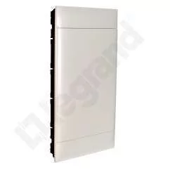 Legrand ROZDZIELNICA WNĘKOWA PRACTIBOX S 4X18 Z DRZWIAMI BIAŁYMI DO ŚCIAN PEŁNYCH 137369 - Rozdzielnie elektryczne - miniaturka - grafika 1
