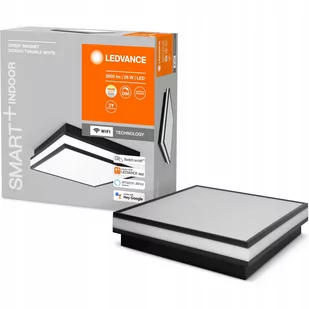 LEDVANCE SMART+ SMART+ WiFi Orbis Magnet czarna, 30x30cm - Lampy sufitowe - miniaturka - grafika 1