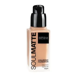 Gabriella Salvete Soulmatte Hyaluronic Foundation podkład 30 ml dla kobiet 04 Warm Golden Sand - Podkłady do twarzy - miniaturka - grafika 1