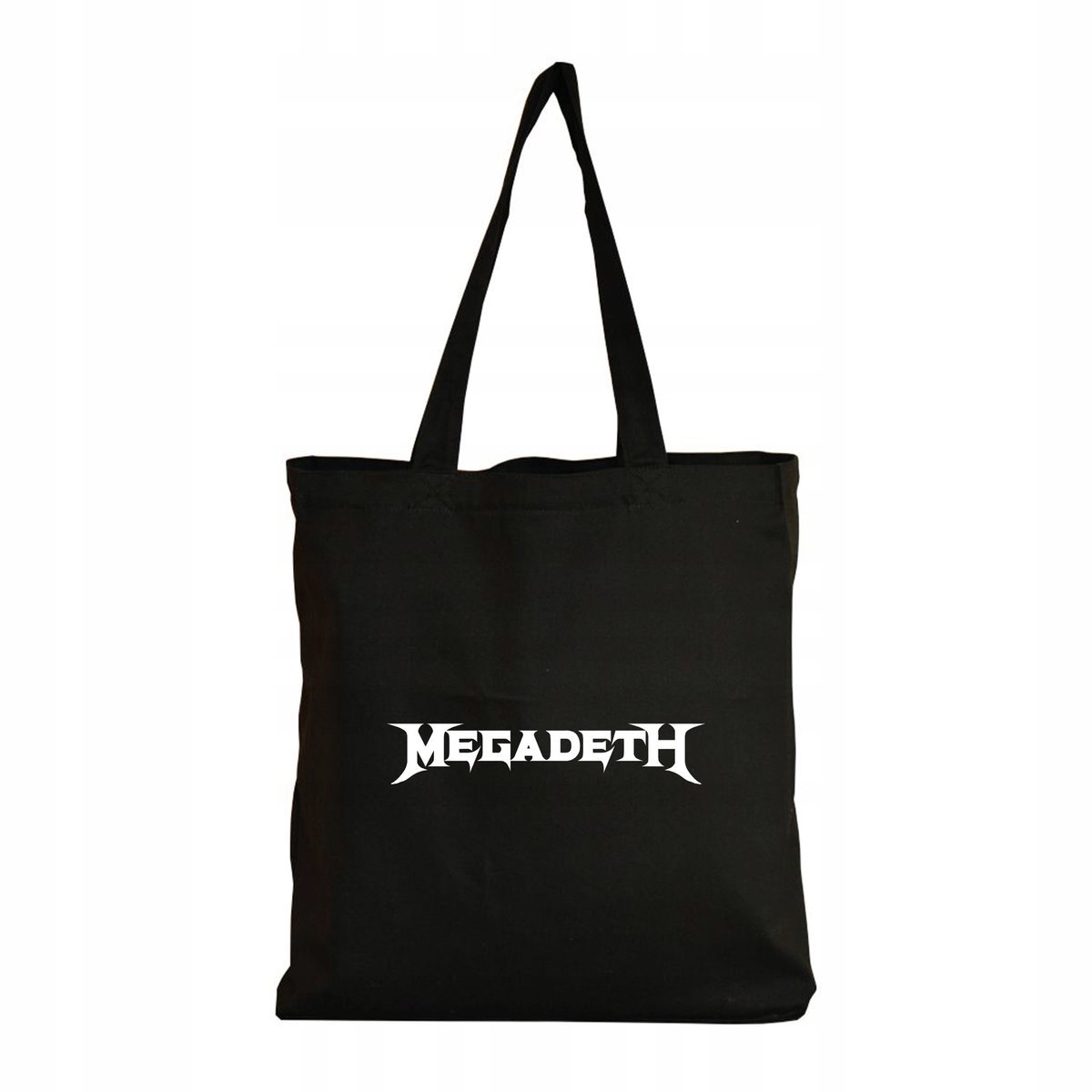 Eko Torba Bawełniana na ramię Zakupy Shopper Torebka Zespół MEGADETH Logo