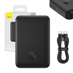 Powerbank Baseus Magnetic Mini 10000mAh 20W (czarny) - Powerbanki - miniaturka - grafika 1