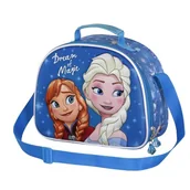 Torebki damskie - Frozen 2 - Kraina Lodu Dream-Torba na Lunch 3D, Niebieska, 25,5 x 20 cm - miniaturka - grafika 1