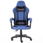 Fotele i krzesła biurowe - Fotel Gamingowy Infini System z tkaniny kolor Blue - miniaturka - grafika 1
