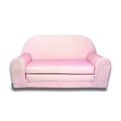 Zestawy mebli dla dzieci - KANAPA DZIECIĘCA SOFKA ROZKŁADANA PIANKOWA ŁÓŻKO BEZPIECZNA PREZENT MATERAC - miniaturka - grafika 1