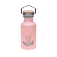 Bidony dla dzieci - Lassig Lassig Bidon ze Stali Nierdzewnej z Dodatkowym Ustnikiem Adventure Rose 500 ml - miniaturka - grafika 1