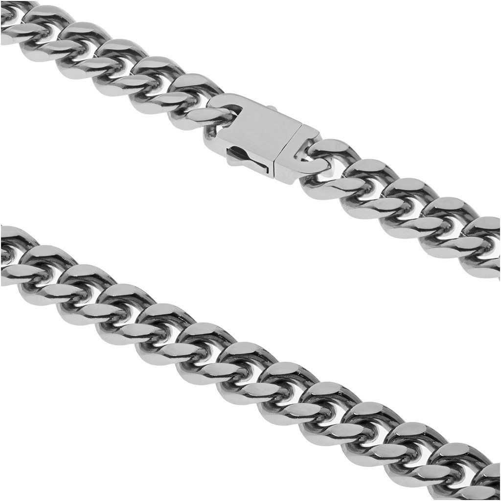 Łańcuch męski srebrny PANCERKA stal 316L 105g