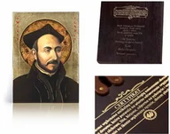 Ikony i obrazy sakralne - Ikona religijna Święty Ignacy Loyola - miniaturka - grafika 1