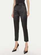 Spodnie damskie - Fracomina Chinosy FQ24SV2003W41101 Czarny Slim Fit - miniaturka - grafika 1
