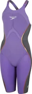 Stroje kąpielowe - Speedo Damski strój pływacki Speedo LZR INTENT OPBK KSKN AF miami lilac/usa charcoal/rose gold rozmiar 26 - miniaturka - grafika 1