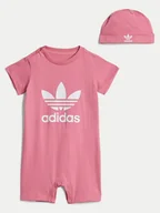 Rampersy - adidas Romper Gift Set IY0748 Różowy Loose Fit - miniaturka - grafika 1