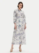 Sukienki - Fracomina Sukienka koszulowa FJ25SD3004W621N4 Niebieski Regular Fit - miniaturka - grafika 1