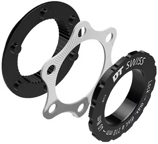 DT Swiss DT Swiss MTB Adapter IS na 6 śrub, black  2020 Akcesoria do hamulców tarczowych 2160014600 - Hamulce rowerowe - miniaturka - grafika 1