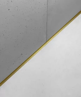 200 x 1,6 x 2 cm Minileiste - (złoty) - Minimalistyczna listwa przypodłogowa cokołowa - SL16X2-05 - Listwy przypodłogowe - miniaturka - grafika 1