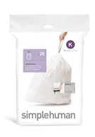 Worki na śmieci - Worki na śmieci SIMPLEHUMAN, 35-45 l, 20 szt., białe - miniaturka - grafika 1