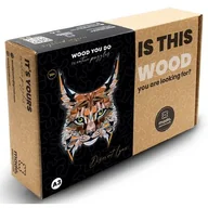 Puzzle - Puzzle WOOD YOU DO Dyskretny Ryś (200 elementów) - miniaturka - grafika 1