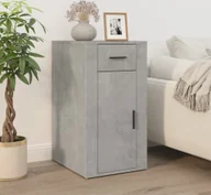 Szafki biurowe - Szafka biurowa betonowa szara 40x49x75 cm materiał drewnopochodny - miniaturka - grafika 1