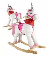 Skoczki dla dzieci - Śpiewający Koń Na Biegunach Duży Bujany Jednorożec Interaktywny Dla Dzieci - miniaturka - grafika 1