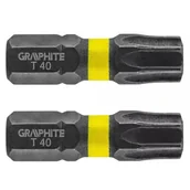 Narzędzia warsztatowe - Topex Grupa sp. z o.o. S.K. Bity udarowe TX40x25mm 2szt. 56H517 - miniaturka - grafika 1