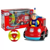 Auto Straż Pożarna z kierownicą Zdalnie Sterowana - Zabawki zdalnie sterowane - miniaturka - grafika 1