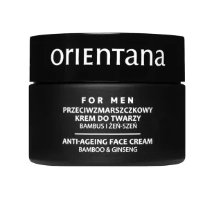 Orientana Anti Age Face Cream Form Men Przeciwzmarszczkowy krem do twarzy dla mężczyzn - bambus i żeń szeń 50 g - Kremy do twarzy - miniaturka - grafika 1