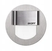 Oprawy, klosze i abażury - Oprawa schodowa Rueda Mini 0,4W Led 10V IP20 inox 4000K - miniaturka - grafika 1