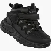 Buty dla chłopców - Sneakersy Chłopięce Trzewiki Zimowe Dziecięce Ocieplane Na Rzepy Czarne Apawwa Czarny 36 - miniaturka - grafika 1