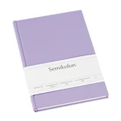 Notesy i bloczki - Notatnik Semikolon A5, gładki, lilac silk - miniaturka - grafika 1