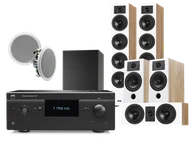 Kino domowe - Yamaha T758 V3i (czarny) + Diva 6 + 3 + 7 (dąb) + RD 260 + Basso 880 - miniaturka - grafika 1