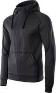 Bluzy męskie - Hi-Tec Męska bluza sportowa Hi-Tec Kosko z kapturem czarna rozmiar M - miniaturka - grafika 1