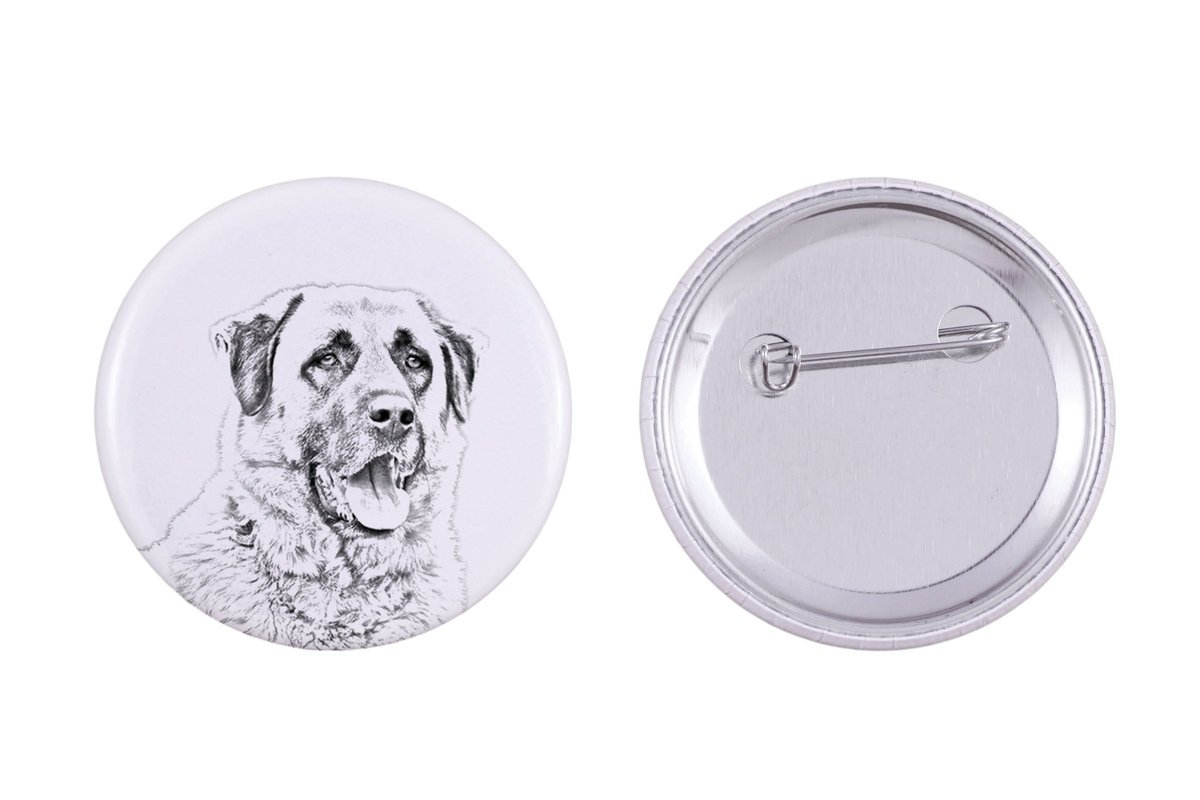 Anatolijski pies pasterski, Owczarek anatolijski - przypinka z twoim psem, dodaj własne foto, marka Art-Dog