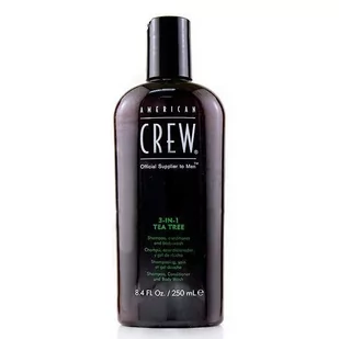 American Crew Tea Tree 3w1 szampon + odżywka + żel do kąpieli 250ml - Szampony do włosów - miniaturka - grafika 1